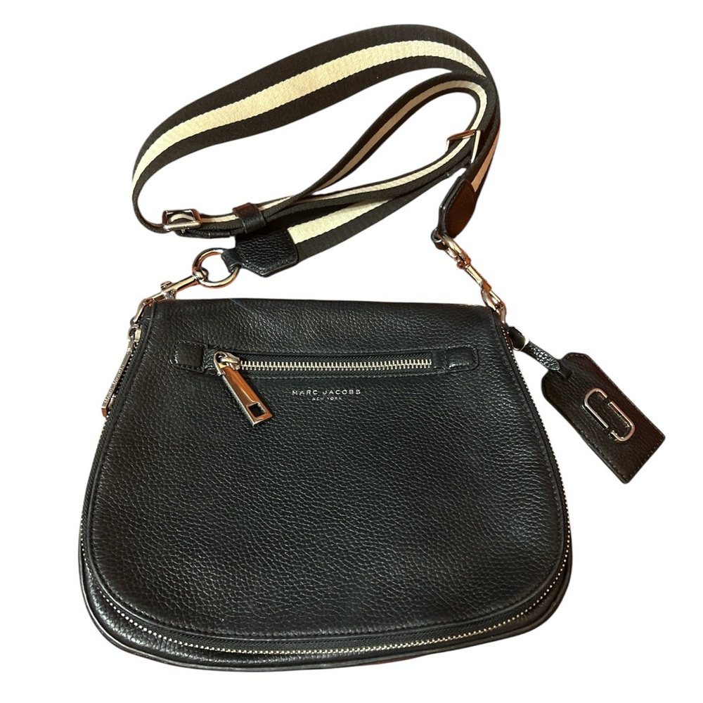 Marc Jacobs Gotham City Saddle Bag Black